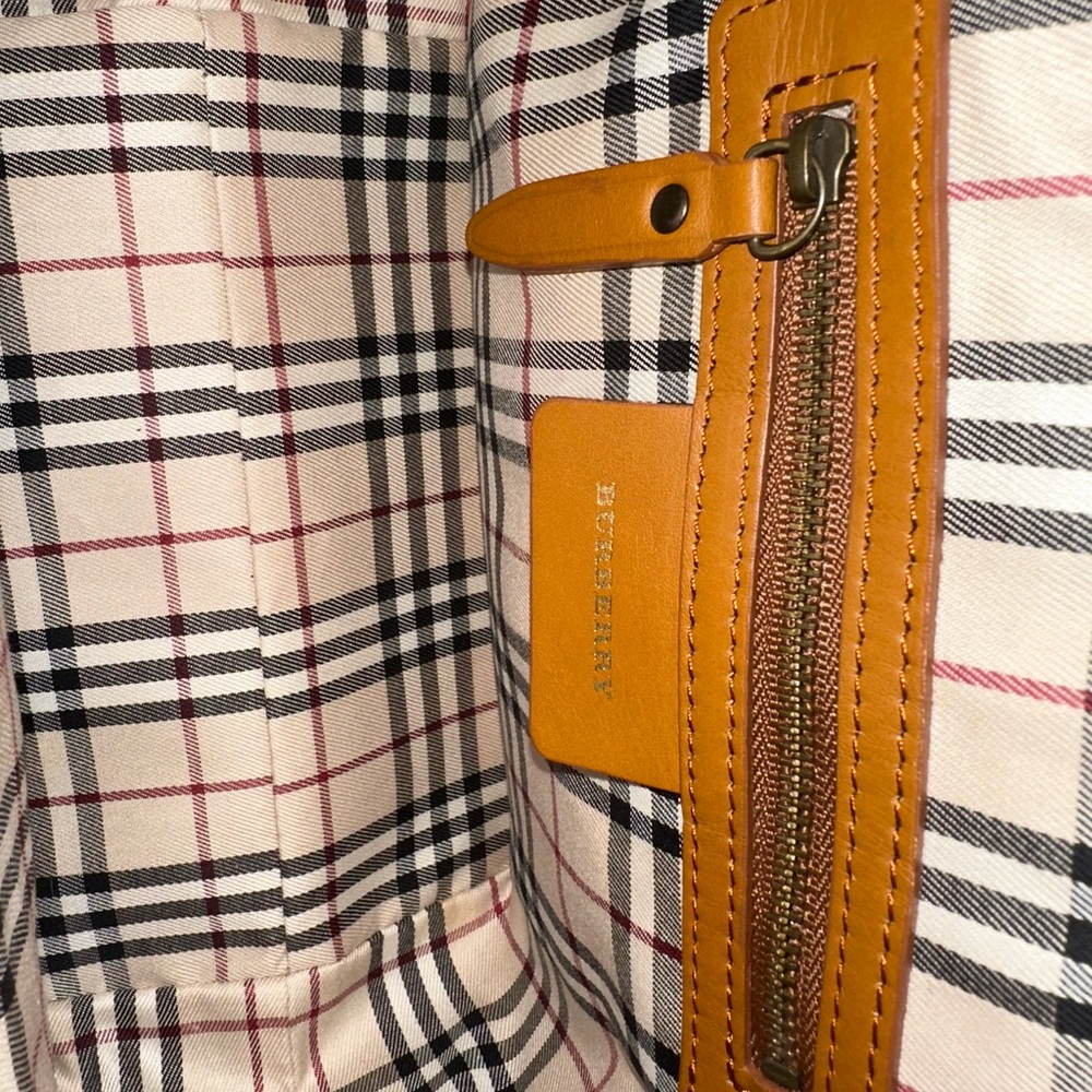 Authentic Burberry Small Leather Handbag - Picture 6 of 10